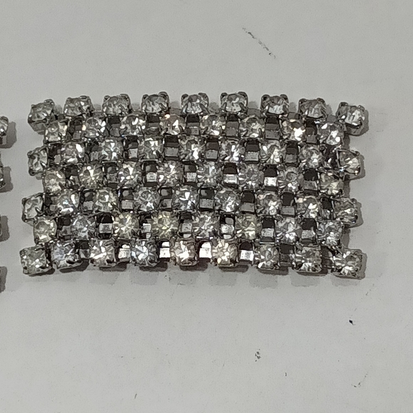 Vintage Musi Rhinestone Shoe Clip Set of 2 - Picture 3 of 6
